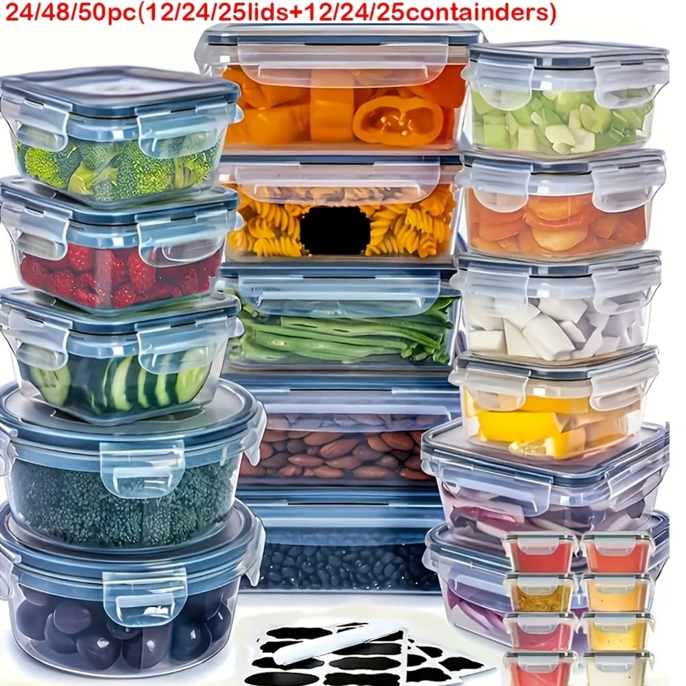 Airtight Food Storage Container Set - BPA Free & Leakproof