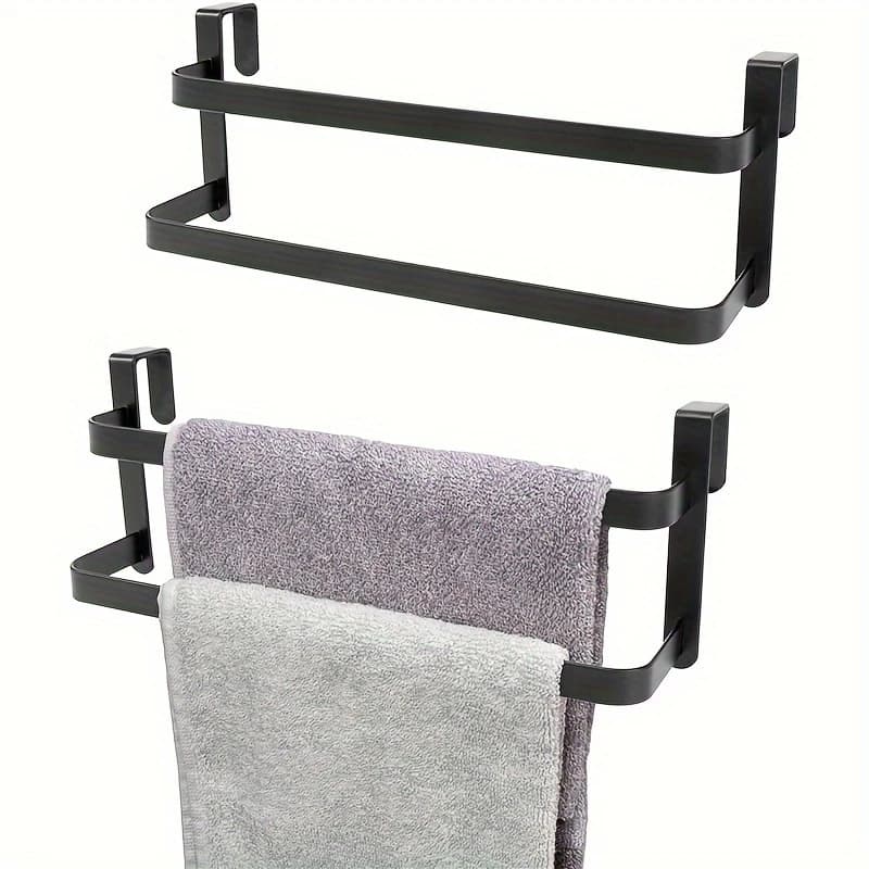 Over-the-Cabinet Double Towel Rack for Kitchen & Bathroom